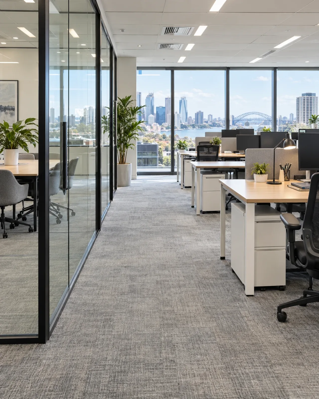 An open, considered commercial interior